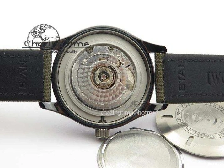 MIROTIME 0208 SunProtective MARK XVII IW324702 Real Ceramic MK Best Edition Green Dial On Green Nylon Strap A 7288